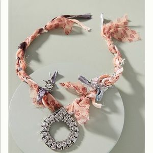 DANNIJO Jasmine ribbon necklace, NWT , sold out ,